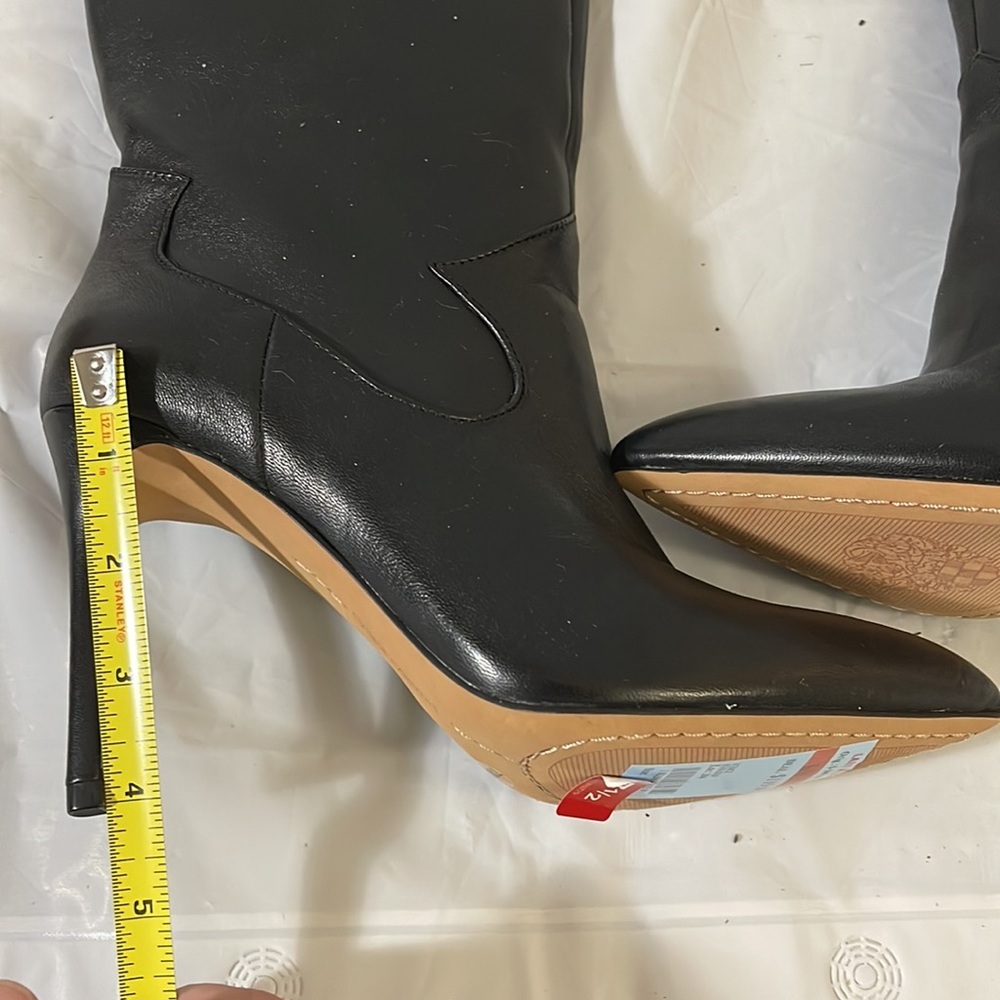Vince Camuto women’s boots new never used black 250 retail size 7.5 - Picture 2 of 14